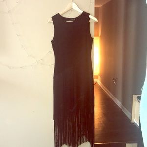 Small Black Fringe Trouve (Nordstrom brand) dress!